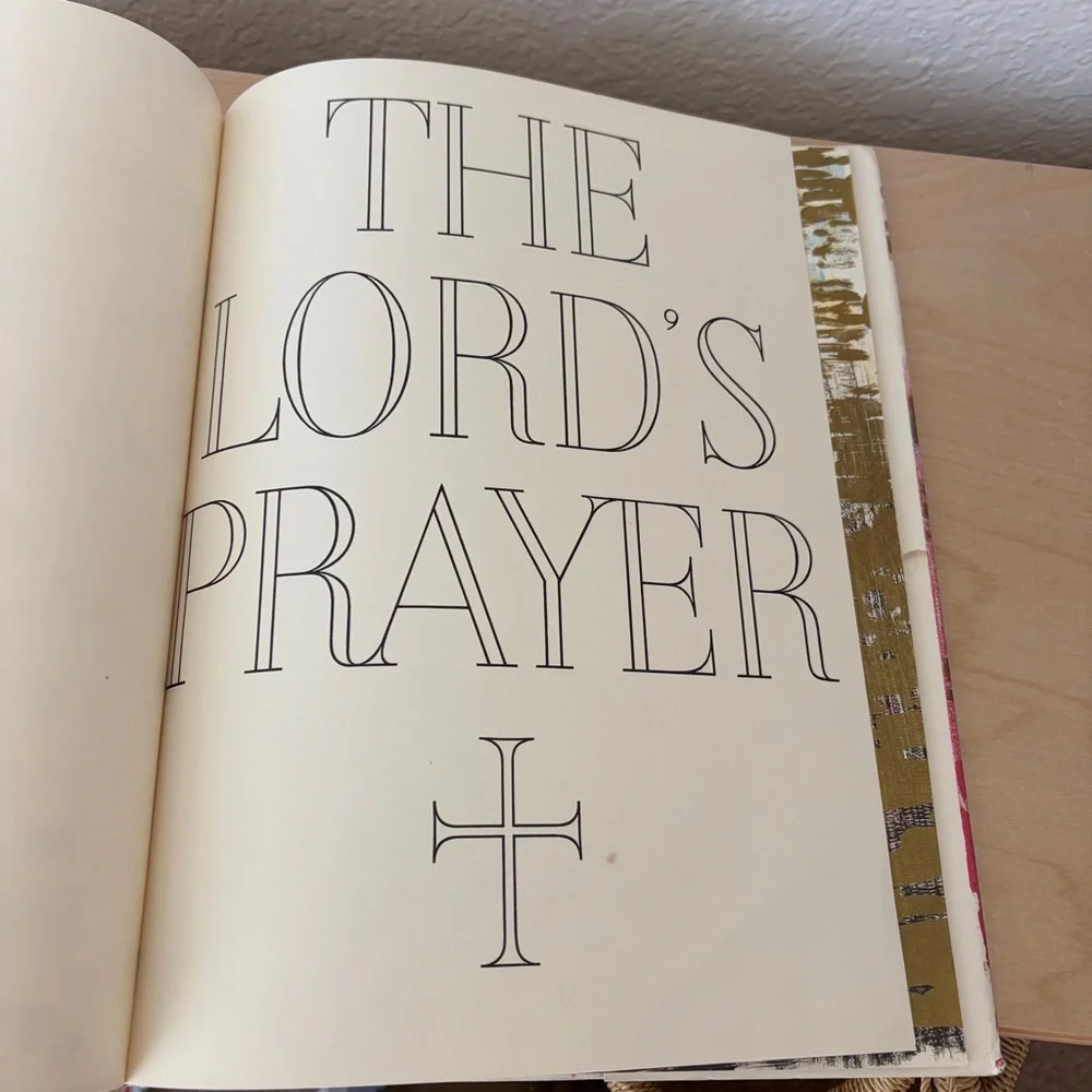 VINTAGE | The Lord’s Prayer Children’s Illustrated Hardcover Book